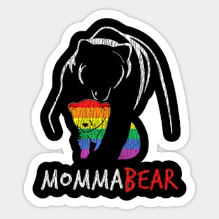 Mama Bear Hug Love Support Parent Pride LGBT Sticker